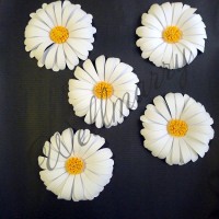 Бумажный цветок для оформления "Ромашка"